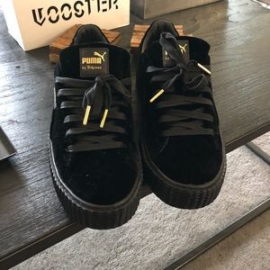 Men’s Fenty Puma Velvet Black Creepers sz 11.5